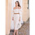 Ladies Leather Waist Belt with Gold Buckle