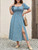 Puff Sleeve Sundress Casual Vacation Beach