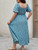 Puff Sleeve Sundress Casual Vacation Beach