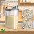 BPA Free Food Dispenser with Pouring Spout Handle for Flour Pasta Grain,