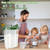 Food Dispenser with Pouring Spout Handle for Flour Pasta Grain