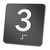 Exam Room ADA Braille Sign 3, Room Numbers for Office Doors