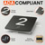 Educational Institution Directional Assistance Test Center, Black 4" x 4"