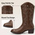 Cowgirl Round Toe Mid Calf Boots for Women