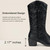 Round Toe Mid Calf Boots for Women