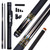 CRICAL Carbon Fiber Pool Cue with 12.5mm Pro Taper Low Deflection Shaft