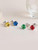 Heart/Round/Princess Cut Shape Birthstone Earrings Gifts For Mother