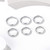 High Polish Plain Dome Tarnish Resistant Wedding Rings Size 4-12