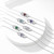Heart Infinity Sterling Silver Birthstone Anklet for Women Teen Girls