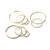 Hypoallergenic Oversize Big Silver Hoop Earrings for Girls 30/50/70mm
