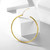 Hypoallergenic Oversize Big Silver Hoop Earrings for Girls 30/50/70mm