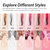 Polish Set Salon-Grade UV Nail Art Manicure DIY Salon Home - Peachy Pink