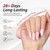 Polish Set Salon-Grade UV Nail Art Manicure DIY Salon Home - Peachy Pink