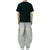 Boys Cargo Jeans, Mid Rise Elastic Waist Multi-Pockets