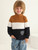 Boy Clothes Color Block Sweater Jeans Boys Outifts Set