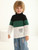 mksodopy Boy Clothes Color Block Sweater Jeans