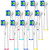 for Oral B Replacement Heads Refill, White