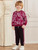 Boy Clothes Dinosaur Print Sweatshirt Jogging Pants