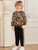 Dinosaur Print Sweatshirt Jogging Pants Boys Outifts