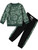 mksodopy Boy Clothes Dinosaur Print Sweatshirt Jogging Pants