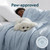 Vesta Washable Silk Cooling Blanket, Lightweight Comforter for Hot Sleepers
