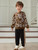 mksodopy Boy Clothes Dinosaur Print Sweatshirt Jogging Pants Boys Outifts