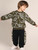 Boy Clothes Dinosaur Print Sweatshirt Jogging Pants Boys Outifts