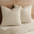 PHF 100% Cotton Waffle Throw Pillow Covers 24"X24", No Filling