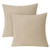 PHF 100% Cotton Waffle Weave Euro Shams 26" x 26", No Filling