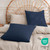 PHF 100% Cotton Waffle Weave Euro Shams 26" x 26", No Filling