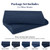 PHF 100% Cotton Waffle Weave Euro Shams 26" x 26", No Filling