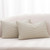 PHF 100% Cotton Waffle Weave Lumbar Pillow Cover 12" x 20", No Filling