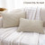 PHF 100% Cotton Waffle Weave Lumbar Pillow Cover 12" x 20", No Filling