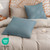 PHF 100% Cotton Waffle Weave Throw Pillow Cover, 24" x 24", No Filling