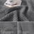 PHF 100% Cotton Waffle Weave Euro Shams 26" x 26", No Filling