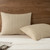 PHF 100% Cotton Waffle Pillow Shams King Size, 2 Pack 20" x 36"