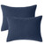 PHF 100% Cotton Waffle Pillow Shams King Size