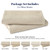 PHF 100% Cotton Waffle Pillow Shams King Size