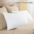 PHF 100% Cotton Waffle Pillow Shams Standard Size