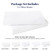 PHF 100% Cotton Waffle Pillow Shams Standard Size