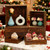 6 Pack Buffet Risers and Stands, Dessert Table Display Set with Mini Signs
