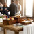 6 Pack Buffet Risers and Stands, Dessert Table Display Set with Mini Signs