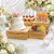 8 Pack Wooden Buffet Risers Cupcake Stand Buffet Display with Mini Signs