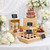 8 Pack Wooden Buffet Risers Cupcake Stand Buffet Display with Mini Signs