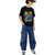 Baggy Jeans for Boys Cargo Jeans, Mid Rise Elastic Waist