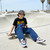 Baggy Jeans for Boys Cargo Jeans, Mid Rise Elastic Waist