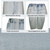 Mid Rise Elastic Waist Multi-Pockets Denim Pants School Streetwear Size 8-12