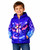 Windbreaker Jacket Lightweight Hooded Mesh Lined Zip Up Dinosaur Coat for Kids