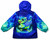 Windbreaker Jacket Lightweight Hooded Mesh Lined Zip Up Dinosaur Coat for Kids