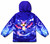 Boys Windbreaker Jacket Lightweight Hooded Mesh Lined Zip Up Dinosaur Coat for Kids